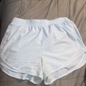 light blue nike shorts - L